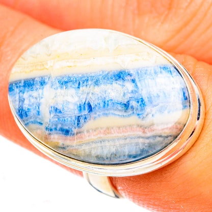 Blue Scheelite Rings handcrafted by Ana Silver Co - RING123277