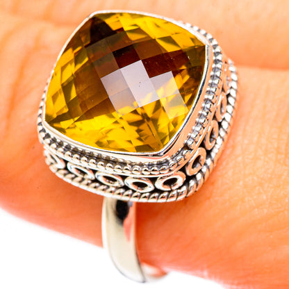 Citrine Rings handcrafted by Ana Silver Co - RING123291