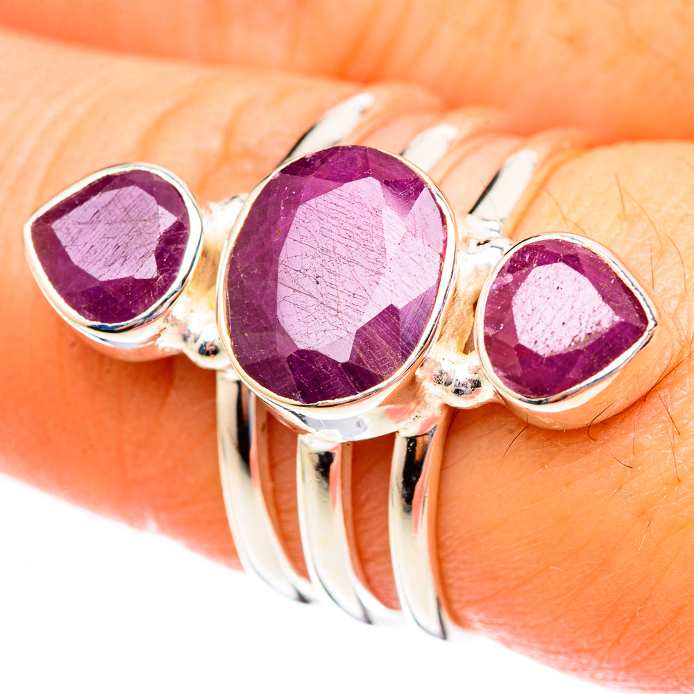 Ruby Rings handcrafted by Ana Silver Co - RING123292