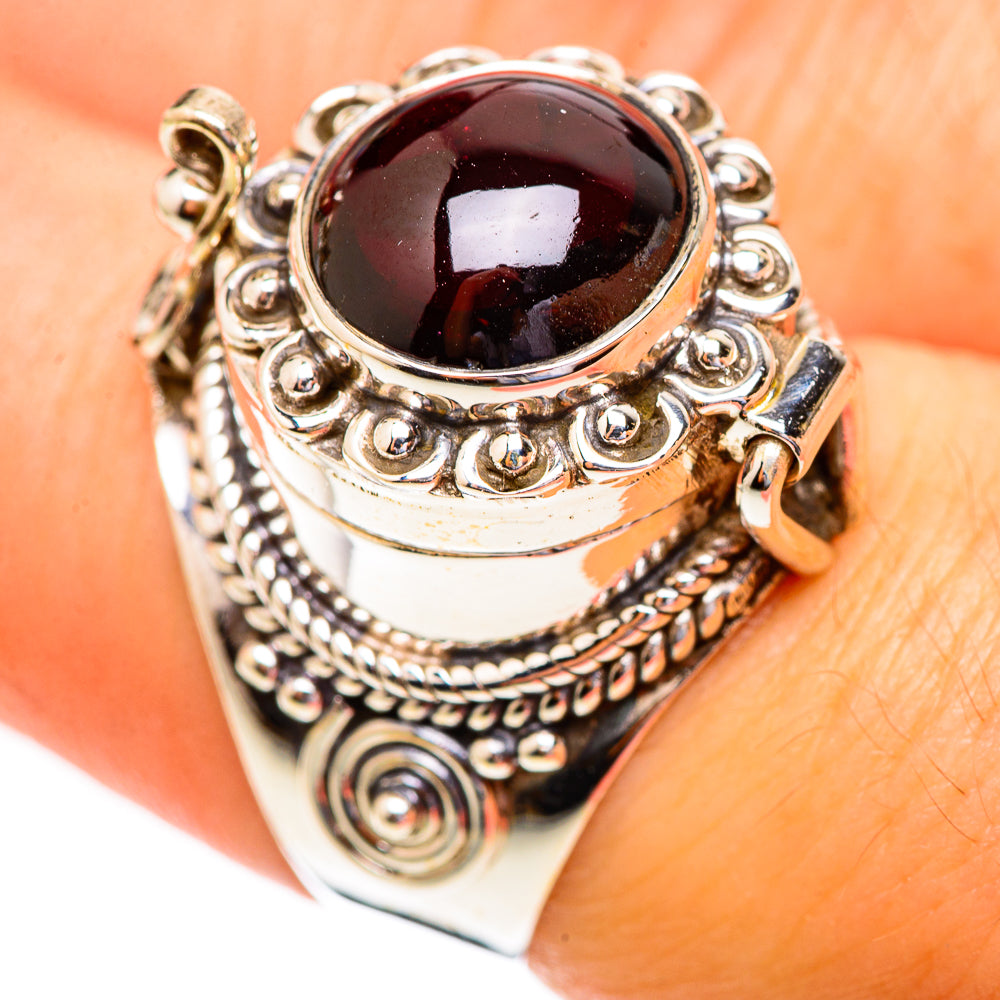 Garnet Rings handcrafted by Ana Silver Co - RING123296