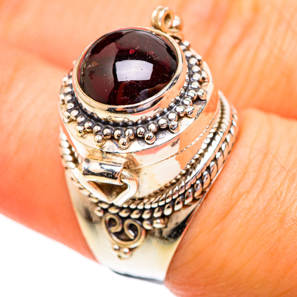 Garnet Rings handcrafted by Ana Silver Co - RING123297