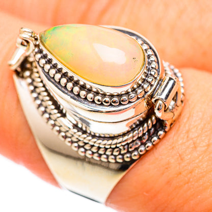 Ethiopian Opal Rings handcrafted by Ana Silver Co - RING123302