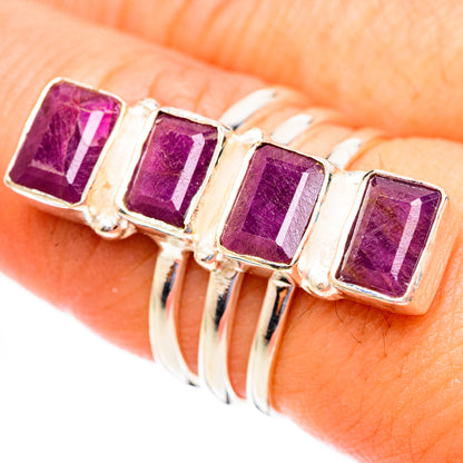 Ruby Rings handcrafted by Ana Silver Co - RING123315