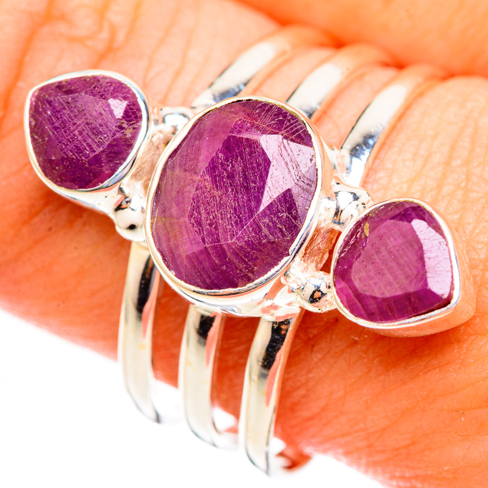 Ruby Rings handcrafted by Ana Silver Co - RING123316