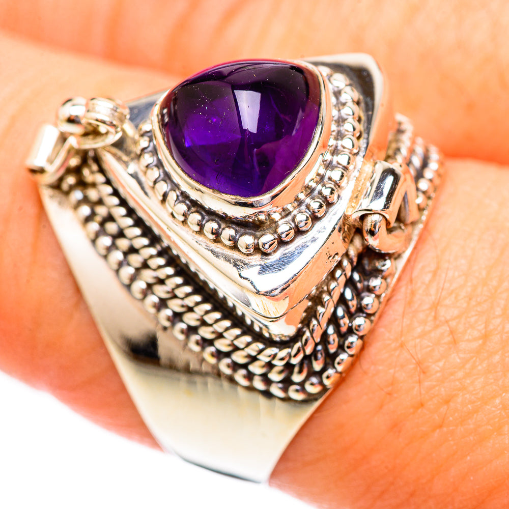 Amethyst Rings handcrafted by Ana Silver Co - RING123317