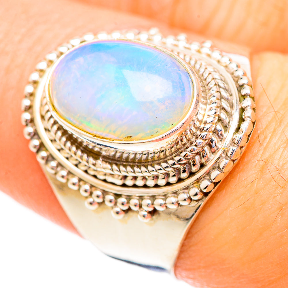 Ethiopian Opal Rings handcrafted by Ana Silver Co - RING123324