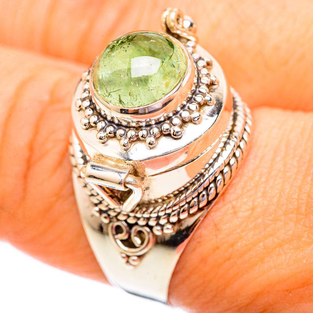 Prehnite Rings handcrafted by Ana Silver Co - RING123332