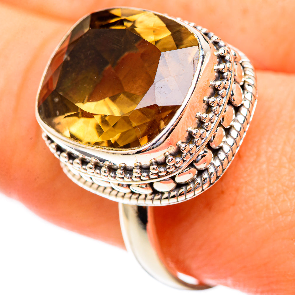 Smoky Quartz Rings handcrafted by Ana Silver Co - RING123333