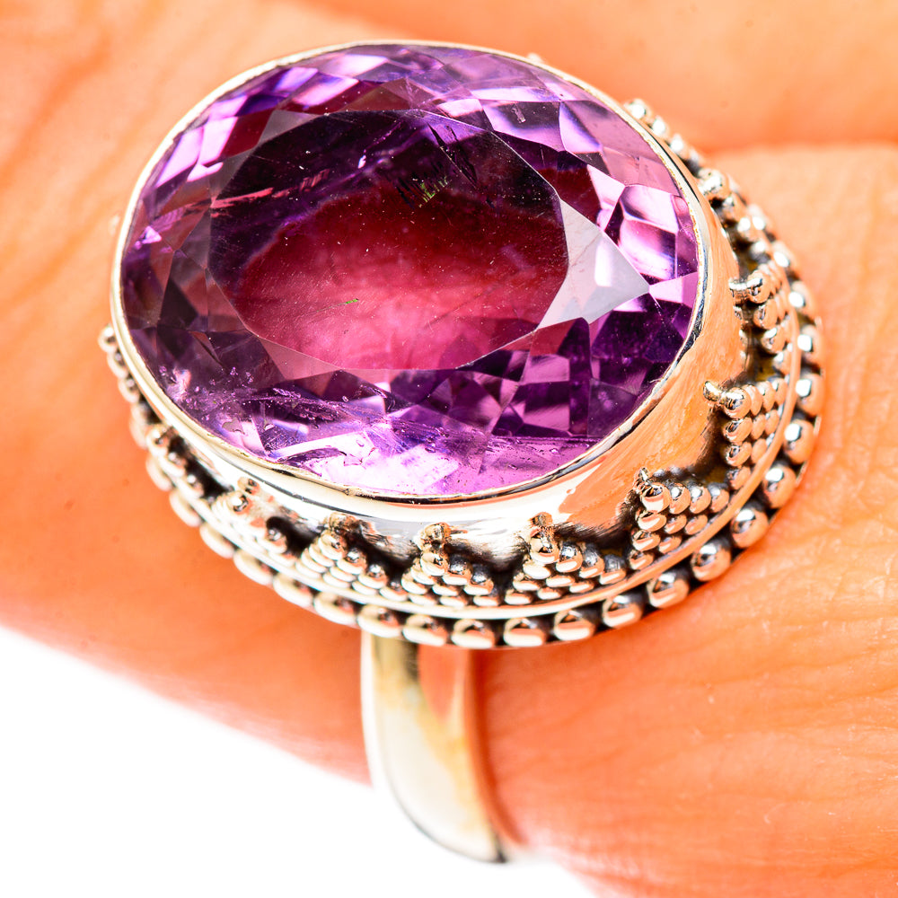 Amethyst Rings handcrafted by Ana Silver Co - RING123337