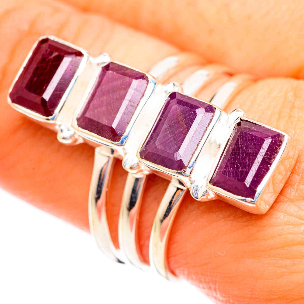 Ruby Rings handcrafted by Ana Silver Co - RING123357