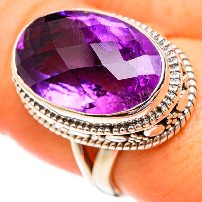 Amethyst Rings handcrafted by Ana Silver Co - RING123359