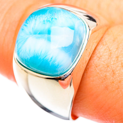 Larimar Rings handcrafted by Ana Silver Co - RING123365