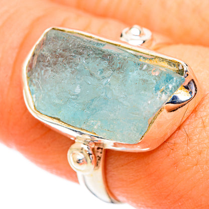 Aquamarine Rings handcrafted by Ana Silver Co - RING123368