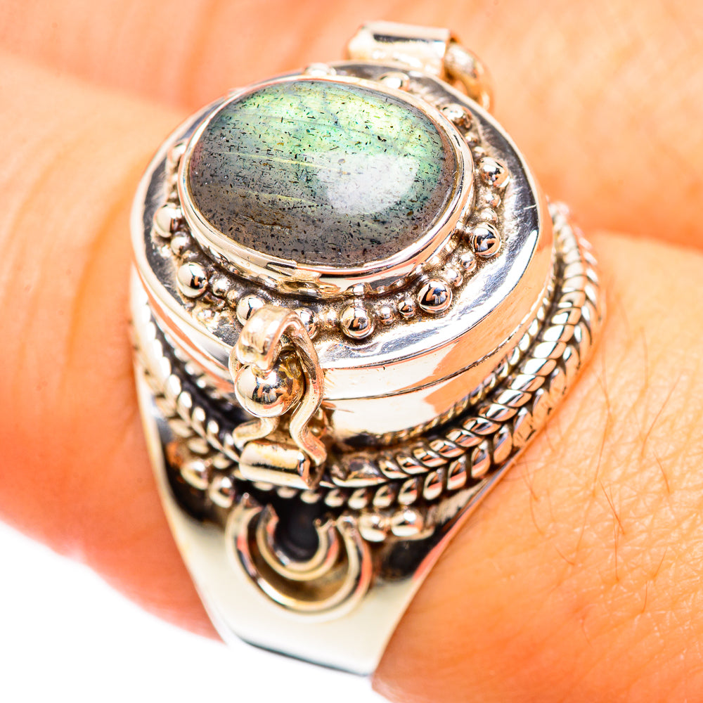 Labradorite Rings handcrafted by Ana Silver Co - RING123371