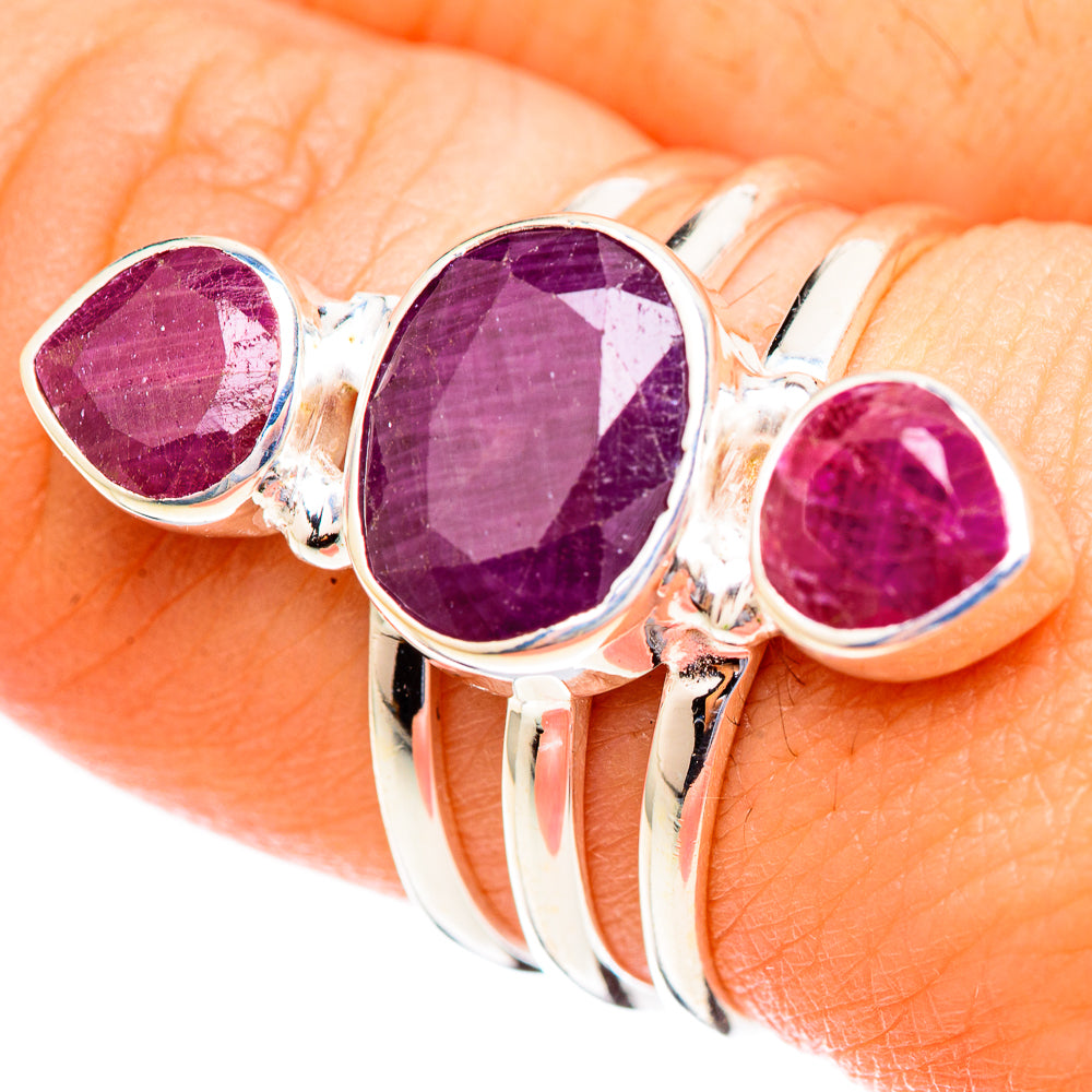 Ruby Rings handcrafted by Ana Silver Co - RING123374