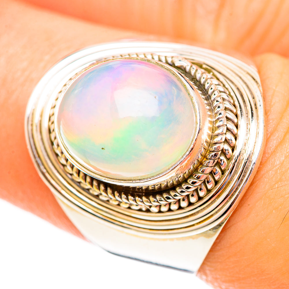 Ethiopian Opal Rings handcrafted by Ana Silver Co - RING123379