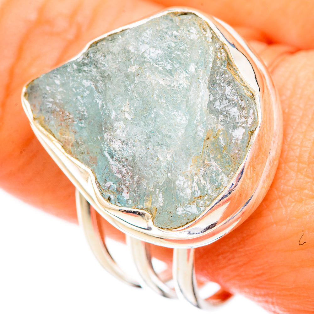 Aquamarine Rings handcrafted by Ana Silver Co - RING123383