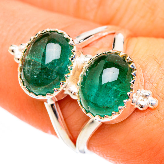 Green Aventurine Rings handcrafted by Ana Silver Co - RING123386