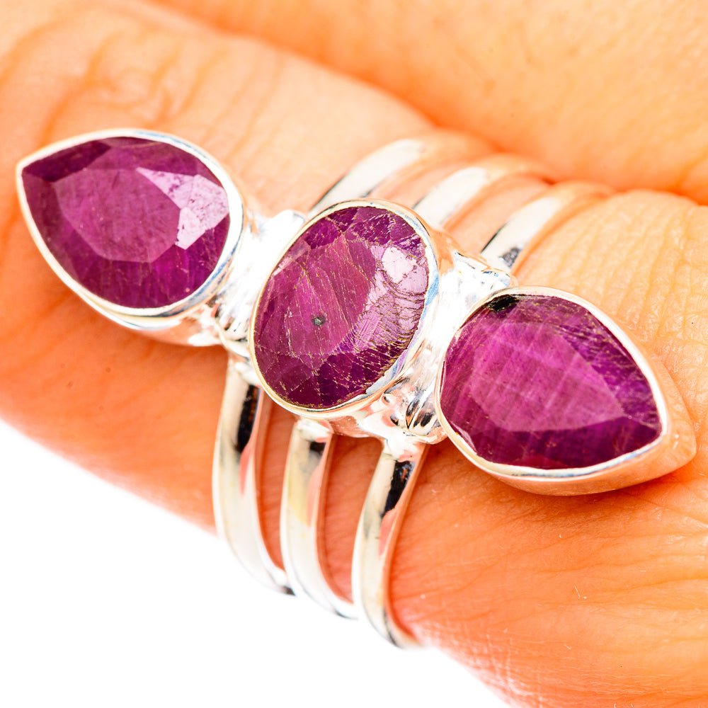 Ruby Rings handcrafted by Ana Silver Co - RING123390
