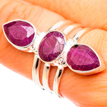 Ruby Rings handcrafted by Ana Silver Co - RING123390