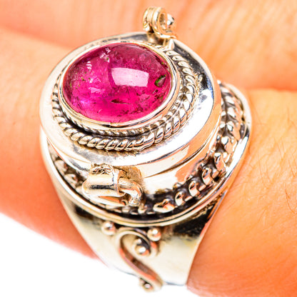 Pink Tourmaline Rings handcrafted by Ana Silver Co - RING123405