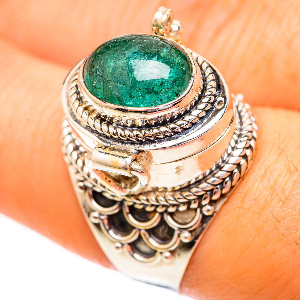 Green Aventurine Rings handcrafted by Ana Silver Co - RING123422