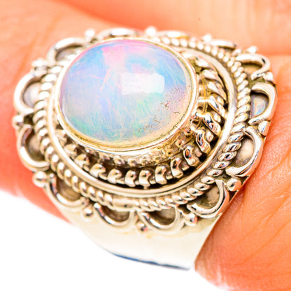 Ethiopian Opal Rings handcrafted by Ana Silver Co - RING123444