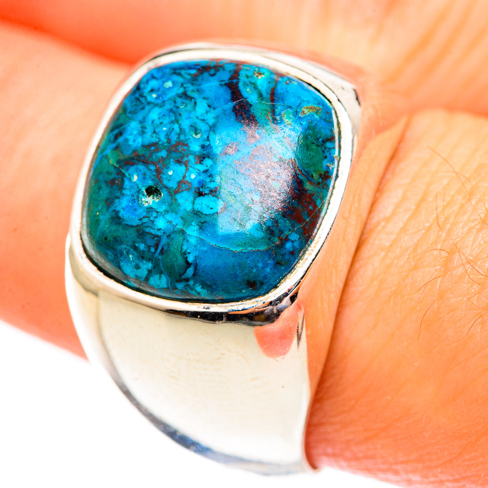 Shattuckite Rings handcrafted by Ana Silver Co - RING123447