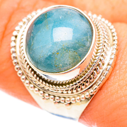 Aquamarine Rings handcrafted by Ana Silver Co - RING123453