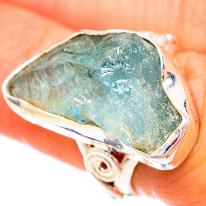 Aquamarine Rings handcrafted by Ana Silver Co - RING123458