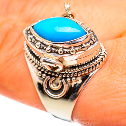 Sleeping Beauty Turquoise Rings handcrafted by Ana Silver Co - RING123459
