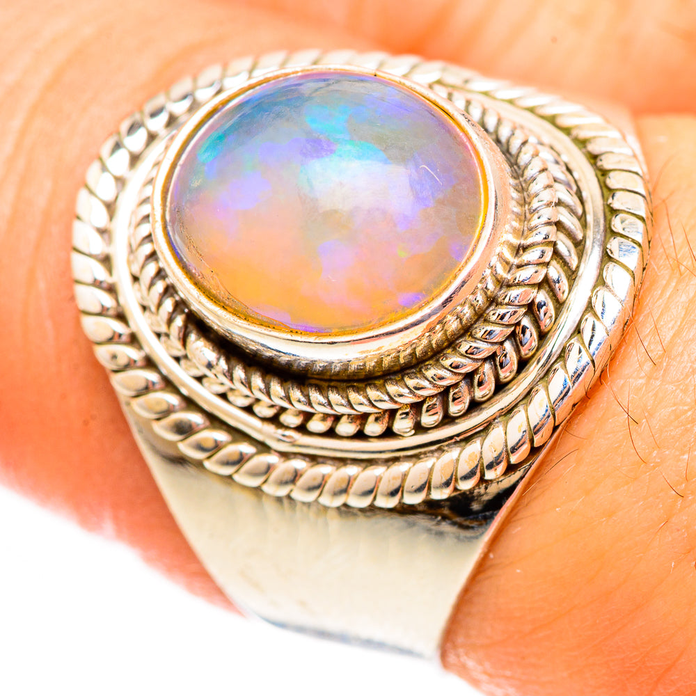 Ethiopian Opal Rings handcrafted by Ana Silver Co - RING123466