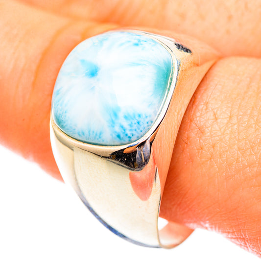 Larimar Rings handcrafted by Ana Silver Co - RING123468