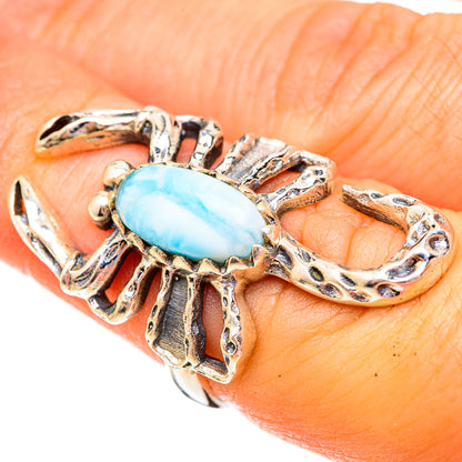 Larimar Rings handcrafted by Ana Silver Co - RING123470