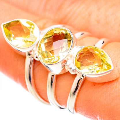 Citrine Rings handcrafted by Ana Silver Co - RING123506