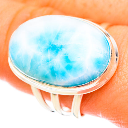 Larimar Rings handcrafted by Ana Silver Co - RING123510