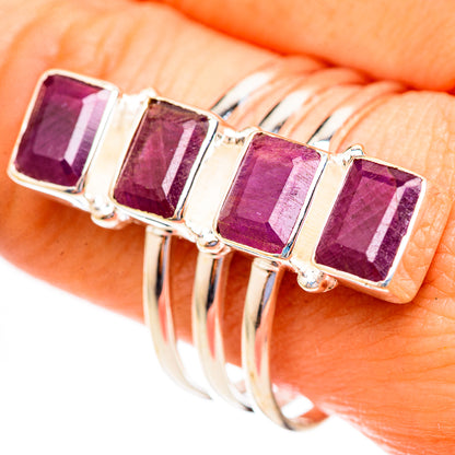 Ruby Rings handcrafted by Ana Silver Co - RING123517