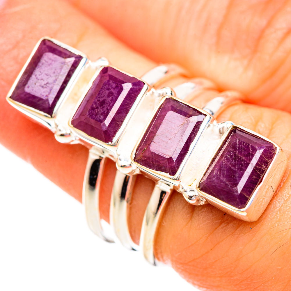 Ruby Rings handcrafted by Ana Silver Co - RING123538