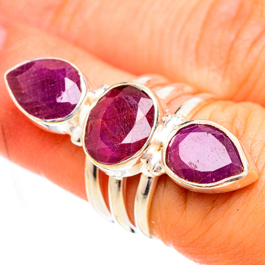 Ruby Rings handcrafted by Ana Silver Co - RING123539
