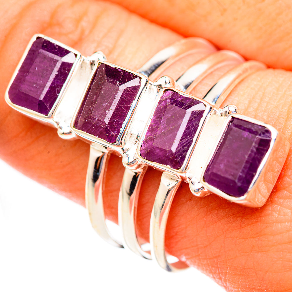 Ruby Rings handcrafted by Ana Silver Co - RING123556