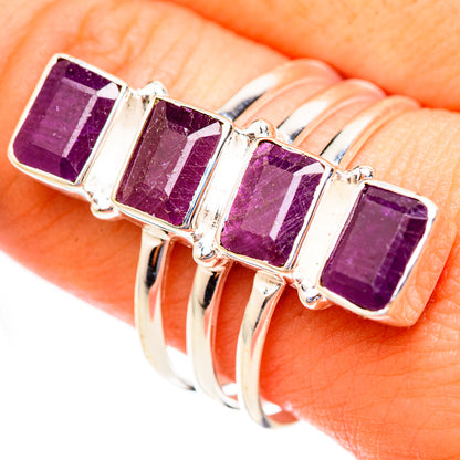 Ruby Rings handcrafted by Ana Silver Co - RING123556