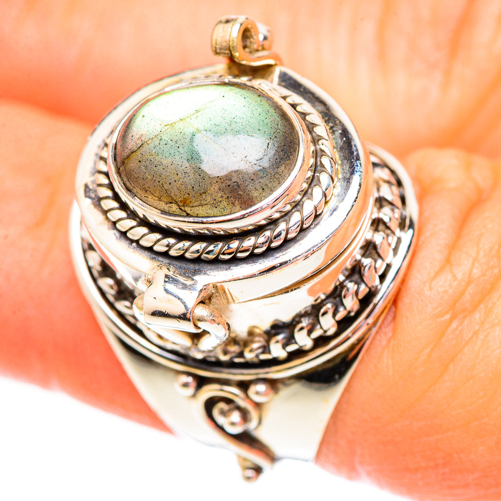 Labradorite Rings handcrafted by Ana Silver Co - RING123590