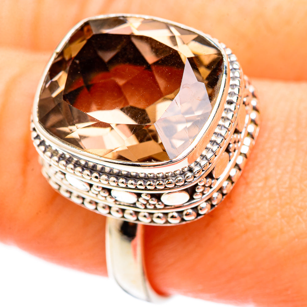Smoky Quartz Rings handcrafted by Ana Silver Co - RING123592
