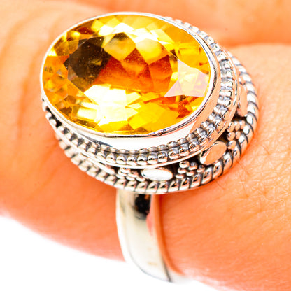 Citrine Rings handcrafted by Ana Silver Co - RING123594