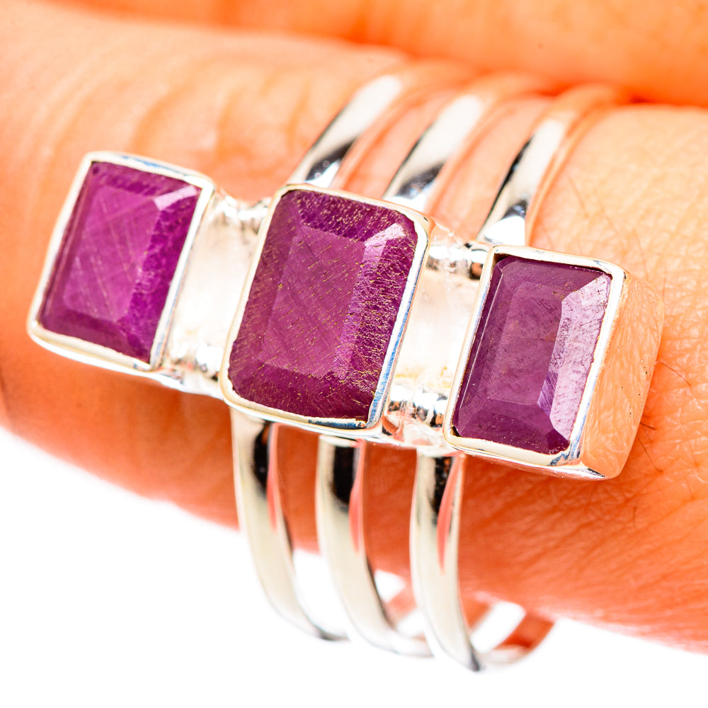 Ruby Rings handcrafted by Ana Silver Co - RING123596