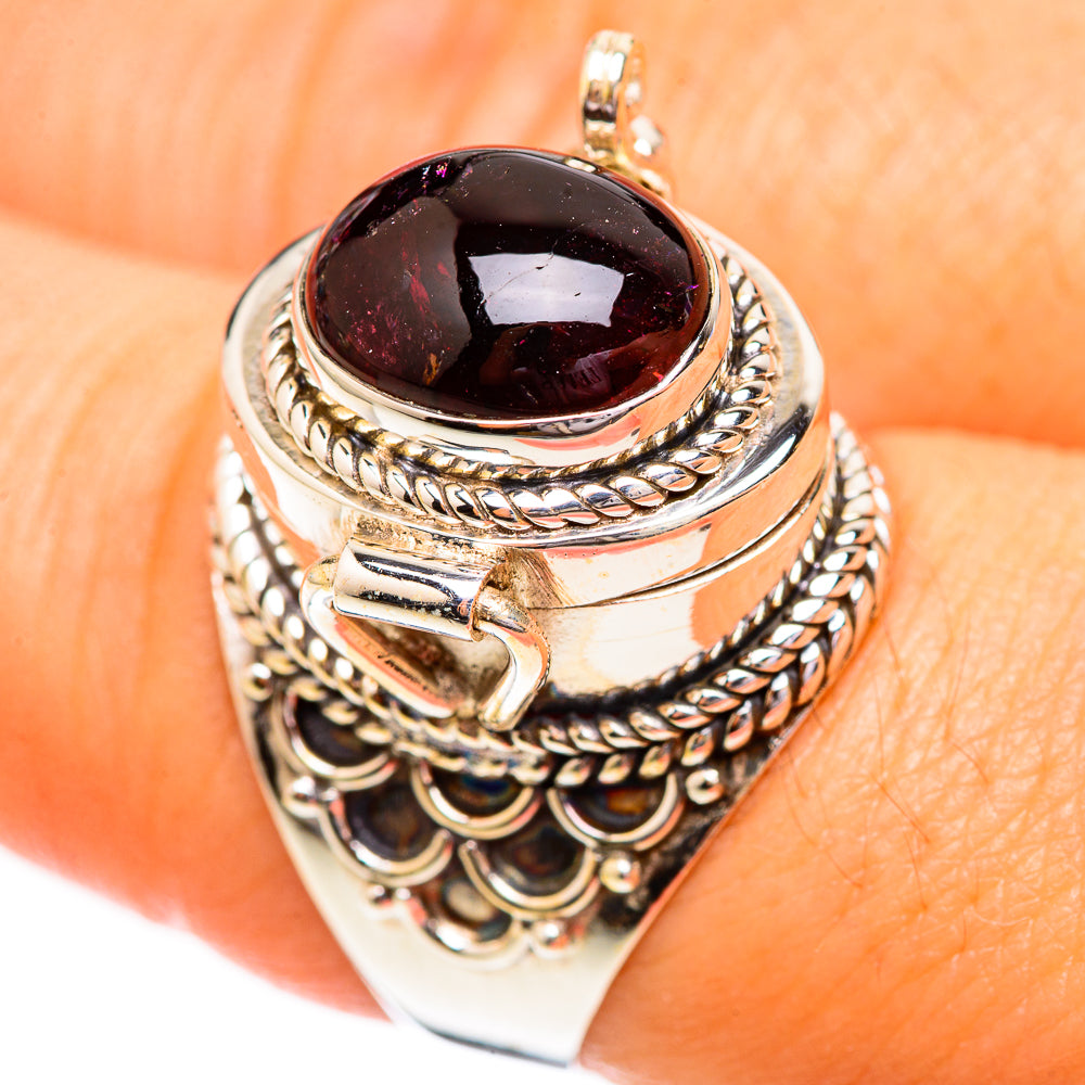 Garnet Rings handcrafted by Ana Silver Co - RING123599