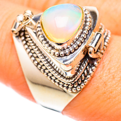 Ethiopian Opal Rings handcrafted by Ana Silver Co - RING123604