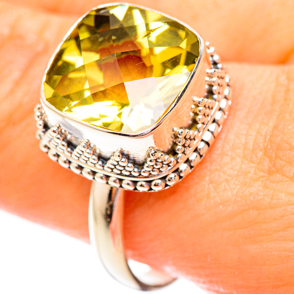 Citrine Rings handcrafted by Ana Silver Co - RING123606