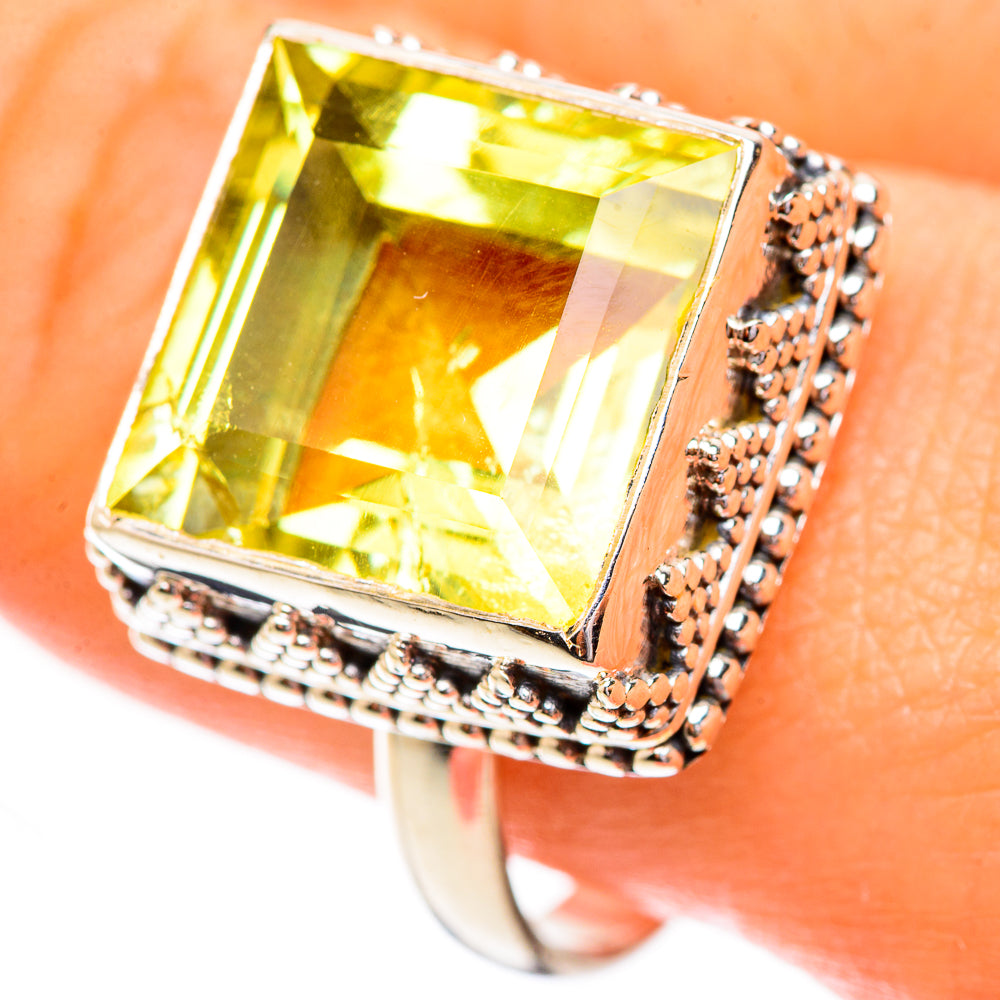 Citrine Rings handcrafted by Ana Silver Co - RING123607