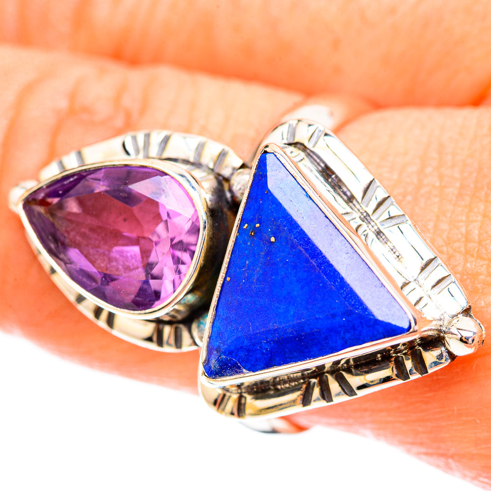Lapis Lazuli Rings handcrafted by Ana Silver Co - RING123624